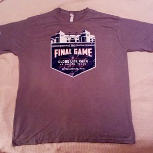 Final Game Giveaway Globe Life Park XL T-shirt